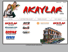 Tablet Screenshot of akaylar.com.tr